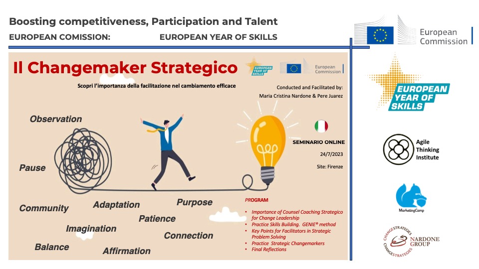 changemaker strategico seminario gratuito firenze