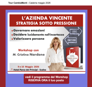 M. Cristina Nardone durante il workshop L'Azienda Vincente.