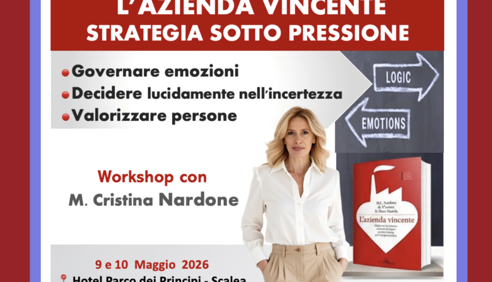 M. Cristina Nardone durante il workshop L'Azienda Vincente.
